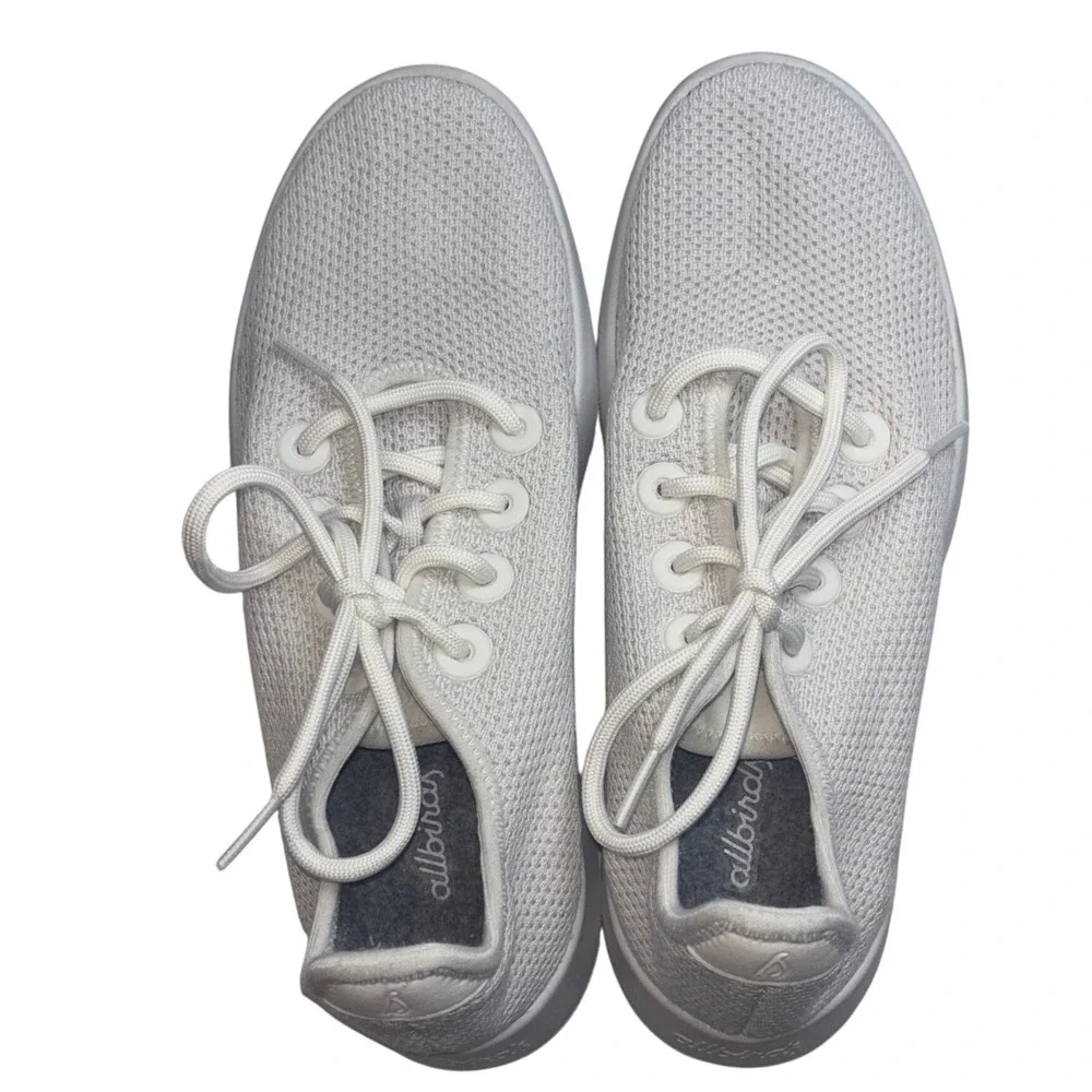 allbirds | Womens‎ Tree Runners | Size 9 US 39.5 EU | White Lightweight Running